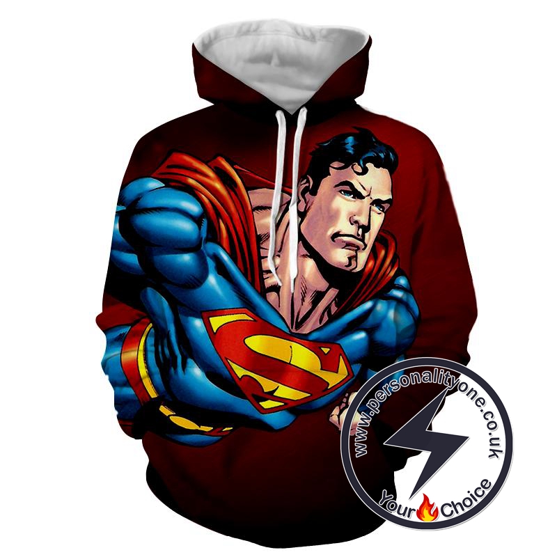 Superman Flying - Superman Sweat Shirt - Superman Hoodies